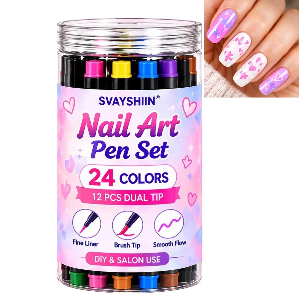 Copic Marker Sketch - 12Pcs Nail Art Painting Pen Dual