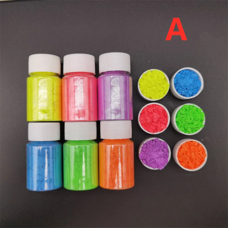 12 Colors Fluorescent Neon Pea - огляд і ціна Resin Glitter Pack