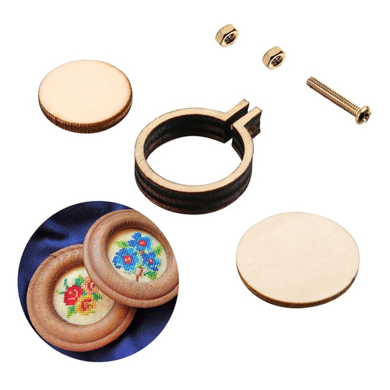 1/3/5pcs Wood Embroidery Hoop  - огляд і ціна Wood Ring Blank