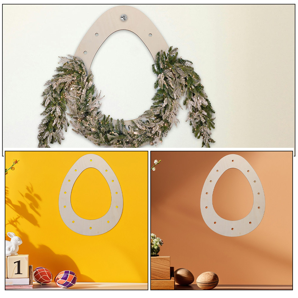 DIY Easter Wreath Frame Egg Sh - огляд і ціна Wood Ring Blank