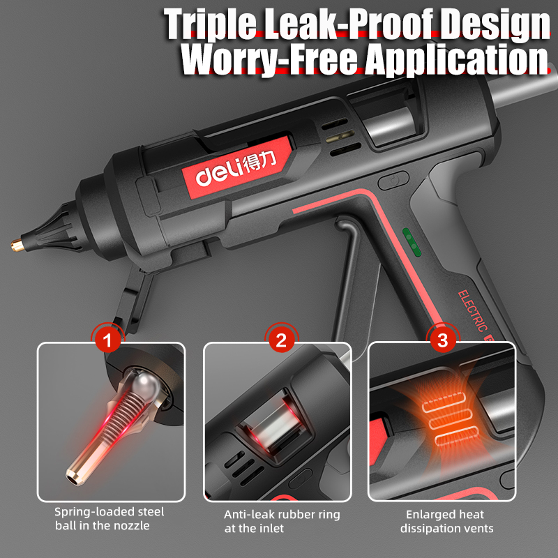 DELI 300W Hot Melt Glue Gun DI - огляд і ціна Heat Gun Small